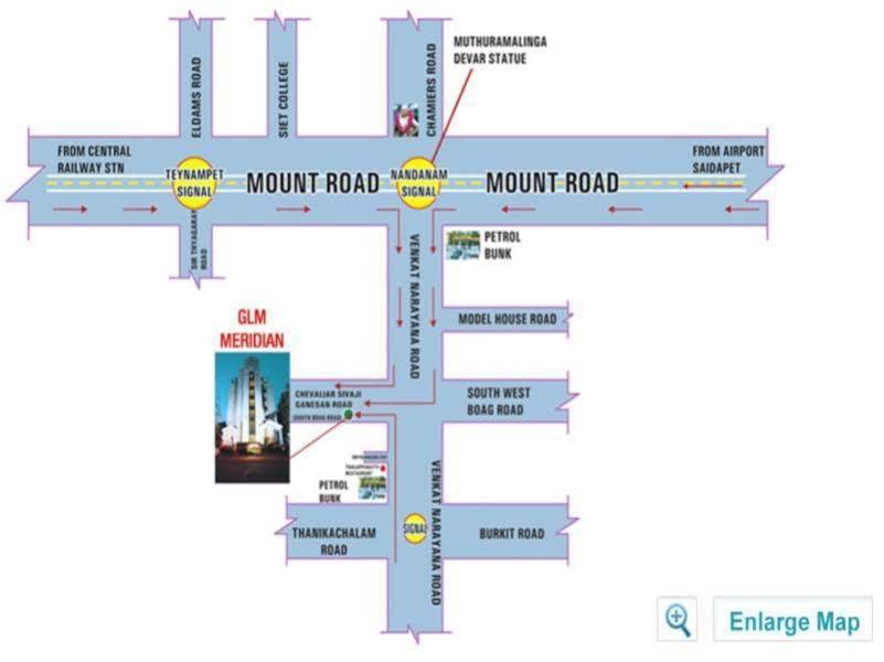 Glm Meridian Chennai Exterior foto